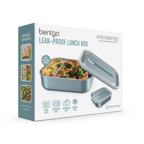 bentgo lunch box stainless steel|bentgo microsteel lunch box.